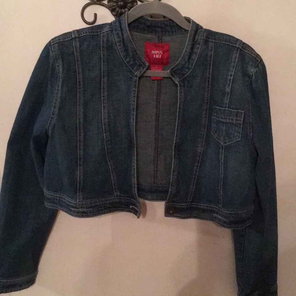Denim jacket midrib small front pocket size XL